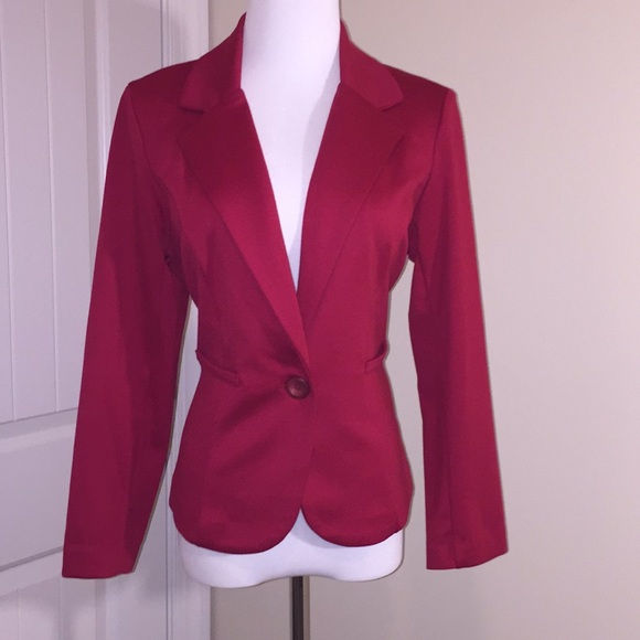 Metaphor Jackets & Blazers - 🆕NWT Metaphor Petite Dark Red Blazer Sz MP